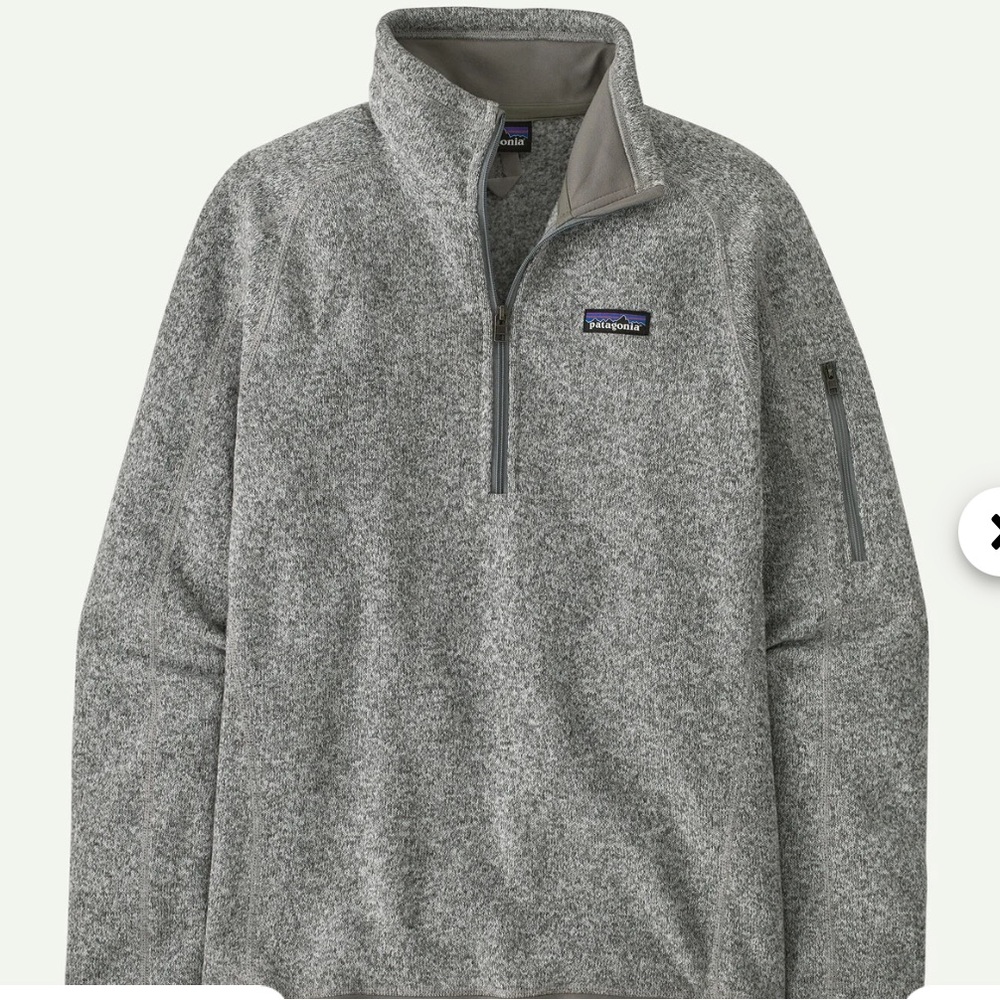 Patagonia Gray Better Sweater Zip Up